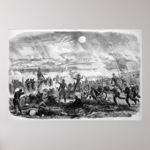Poster Cena de batalha de Gettysburg