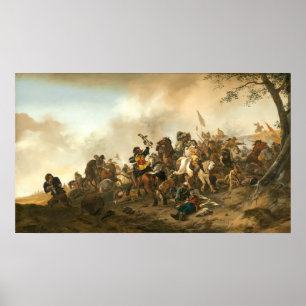 Poster Cena de Batalha - Philips Wouwerman Fine Art Poste