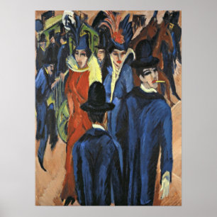 Poster Cena de Berlim - Ernst Ludwig Kirchner,