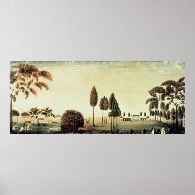 Póster Cena de caça (Frente)