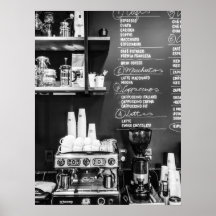 Cena de Café com Máquina de Expresso