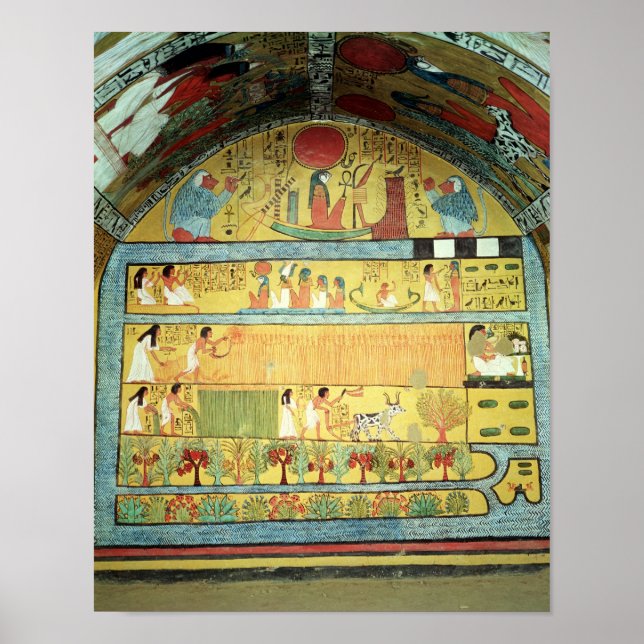 Póster Cena de Colheita no Muro Leste (Frente)