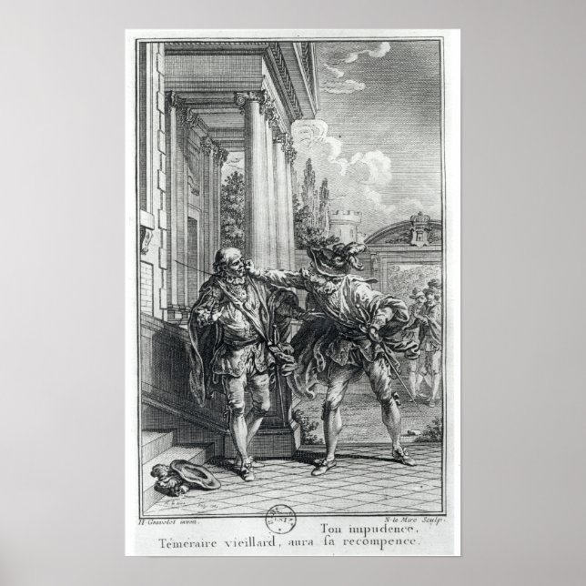 Póster Cena de combate (Frente)