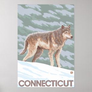 Poster Cena de ConnecticutWolf