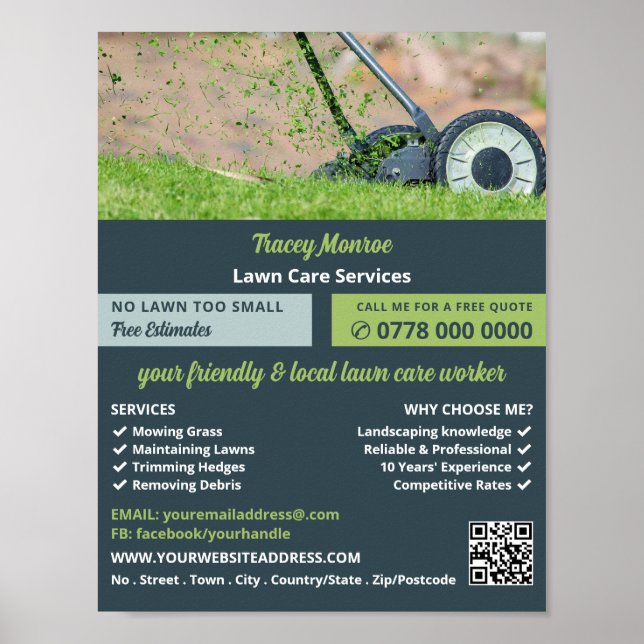 Poster Cena de Corte, Serviços de Cuidados de Leão (Frente)