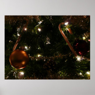 Póster Cena de Férias da Árvore de Natal III