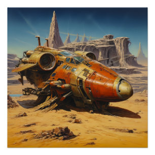 Póster Cena de Ficção Científica Retroativa