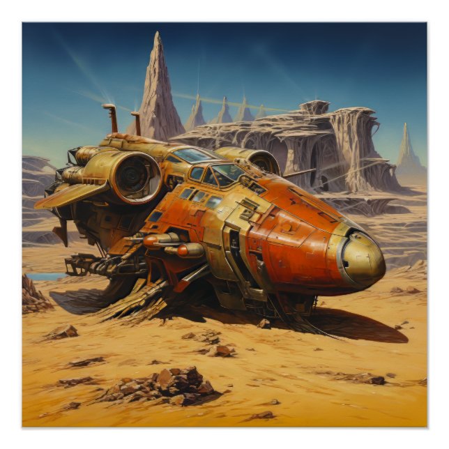 Póster Cena de Ficção Científica Retroativa (Frente)