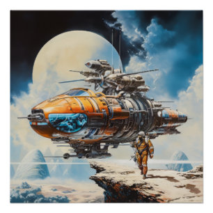 Póster Cena de Ficção Científica Retroativa