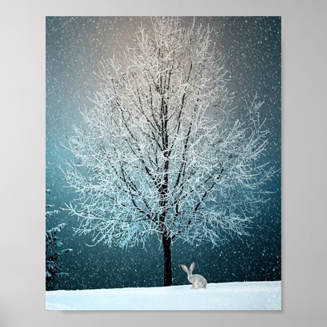 Poster Cena de inverno (Frente)