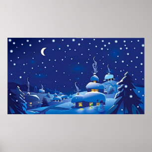 Poster Cena de inverno