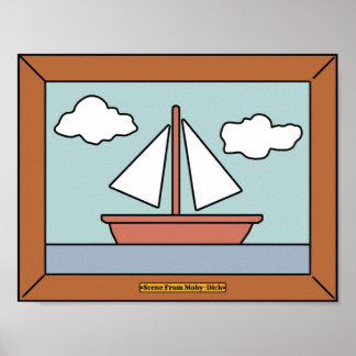 Poster Cena de MobyDick