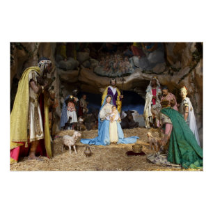 Póster Cena de Natal Antiquada