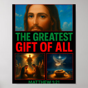Poster Cena de Natal do Menino Jesus Hugvyn Natividade de