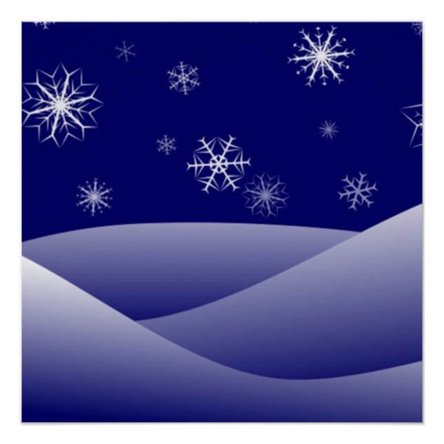 PÓSTER CENA DE NEVE DO INVERNO (Frente)