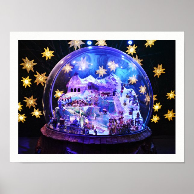 Poster Cena de neve modelo (Frente)