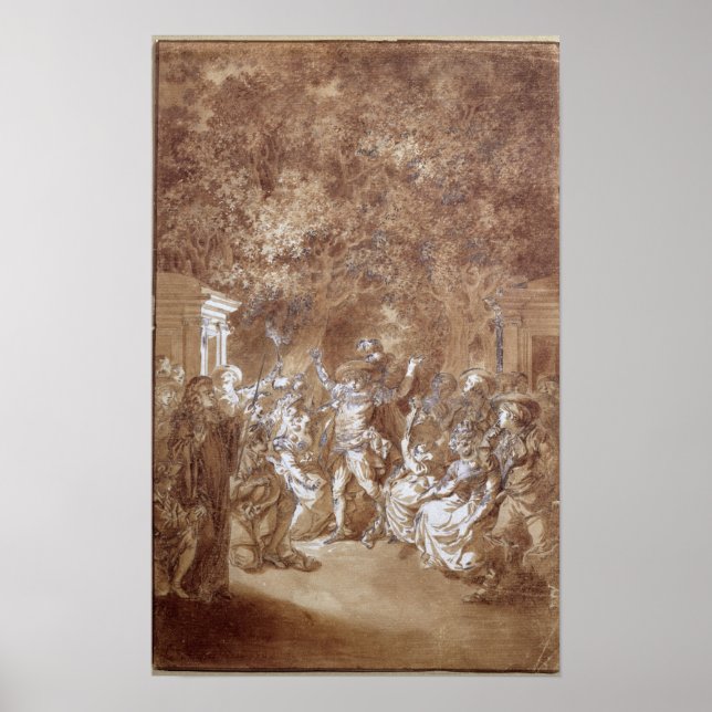 Poster Cena de "O Casamento de Figaro" (Frente)