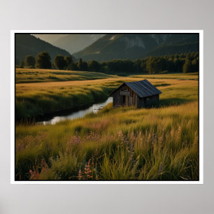 Poster Cena de Paisagem Serene Nature
