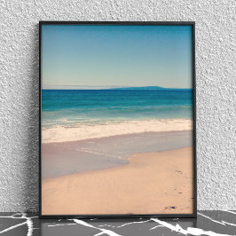 Póster Cena de Praia Aqua