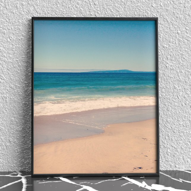 Póster Cena de Praia Aqua (Criador carregado)