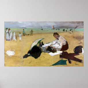 Poster Cena de praia de Edgar Degas