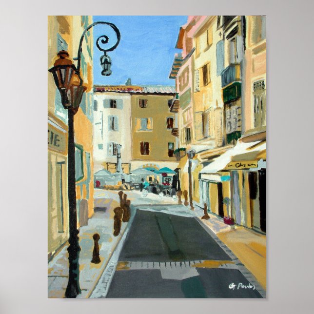 Poster Cena de Rua de Antibes (Frente)