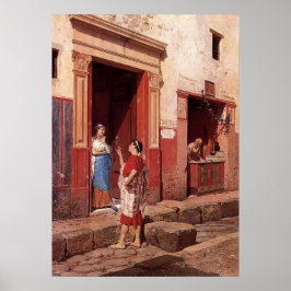 POSTER CENA DE RUA DE POMPÉIA