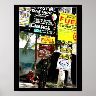 Poster Cena de Rua Jamaicana