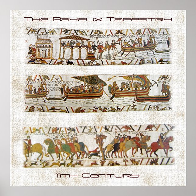 Póster Cena de Tapeçaria Bayeux (Frente)