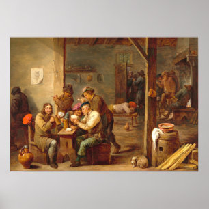 Poster Cena de Tavern - David Teniers Fine Art