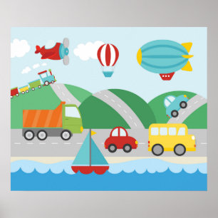 Poster Cena de Transporte