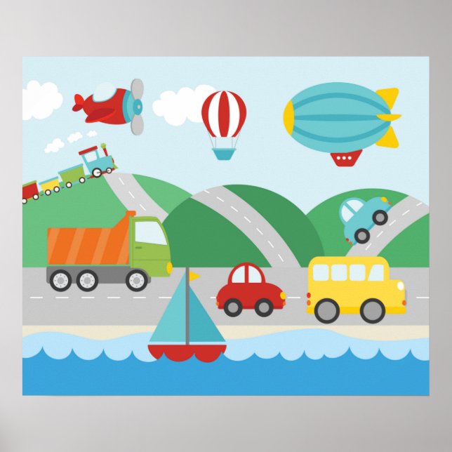 Poster Cena de Transporte (Frente)