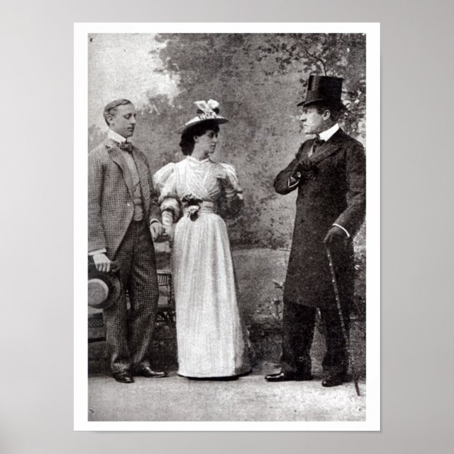 Poster Cena de um desempenho da Importância do Bein (Frente)