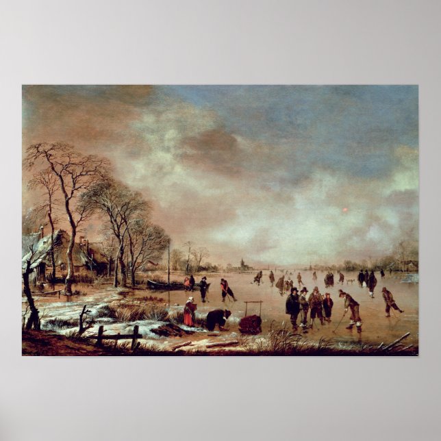 Póster Cena do Canal Congelada (Frente)