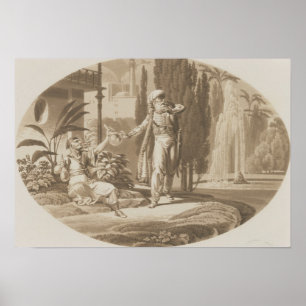 Póster Cena 'do casamento de Figaro