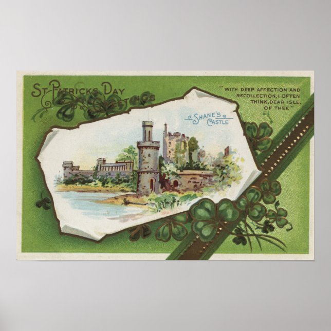 Póster Cena do Castelo de Shane (Frente)