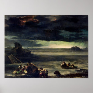 Póster Cena do dilúvio, 1818-20