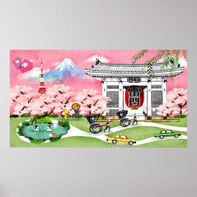 Poster Cena do Japão (Frente)