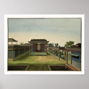 Poster Cena do jardim, c.1820-40 (w/c no papel) 2