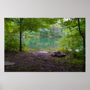 Poster Cena do lago mountain apalaches