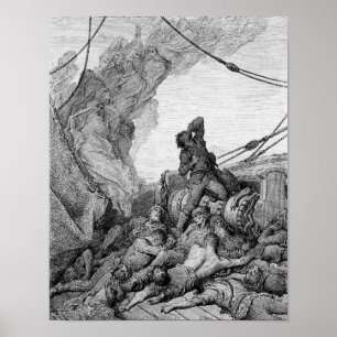 Póster Cena 'do Rime do Mariner antigo