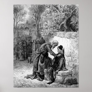 Póster Cena "do Rime do navegador antigo",