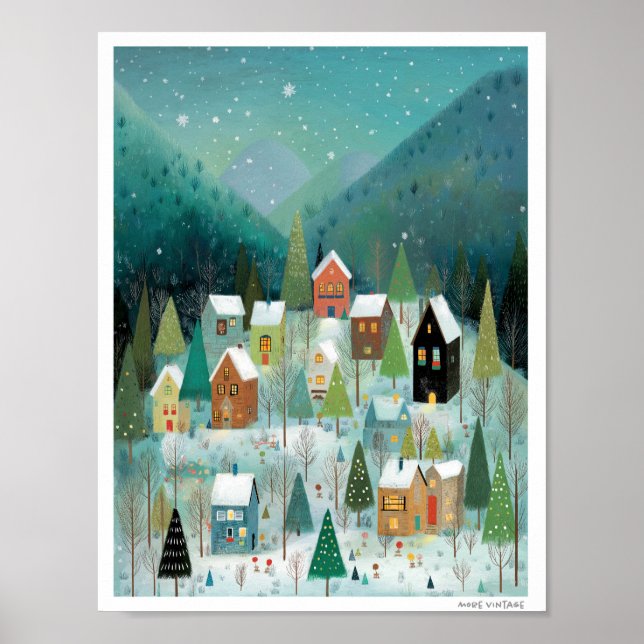 POSTER CENA ENCANTADORA DE INVERNO  (Frente)