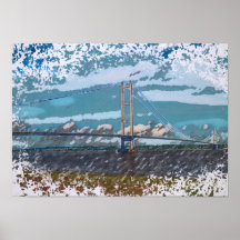 Cena Impressionista da Ponte de Humber