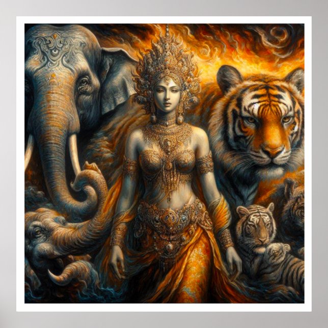 Poster Cena mística do espiritual (Frente)