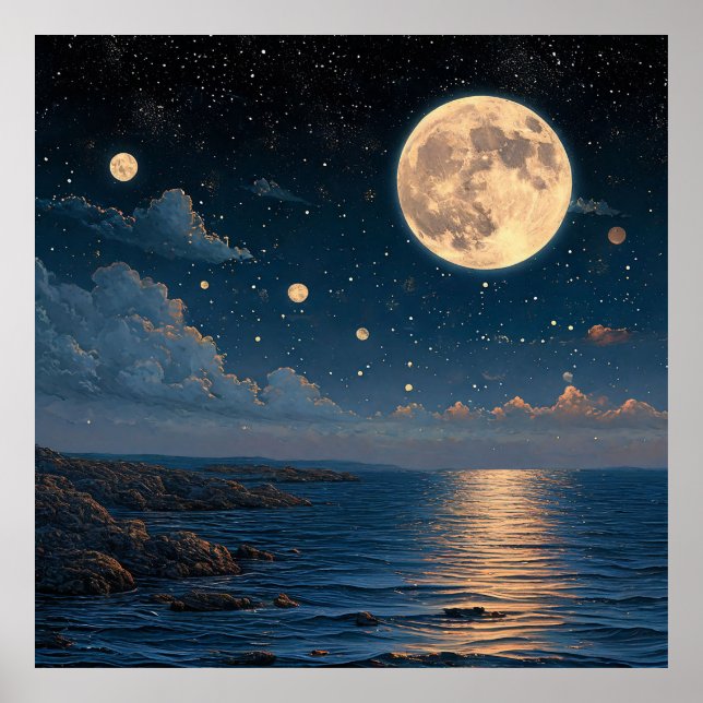 Poster Cena noturna (Frente)