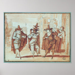 Póster Cena teatral