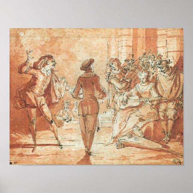 Póster Cena Teatral (Frente)