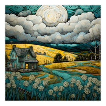 Cena Tranquila Do Campo Com Fábrica Encantadora