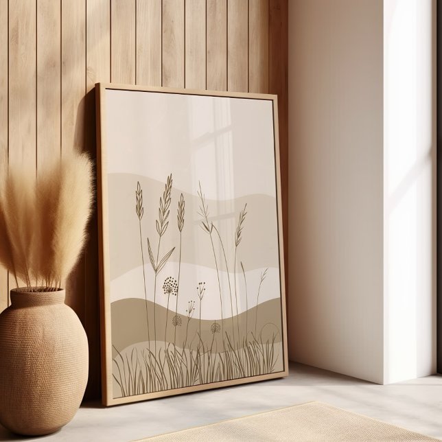 Poster Cenário Botânico Boho (Criador carregado)